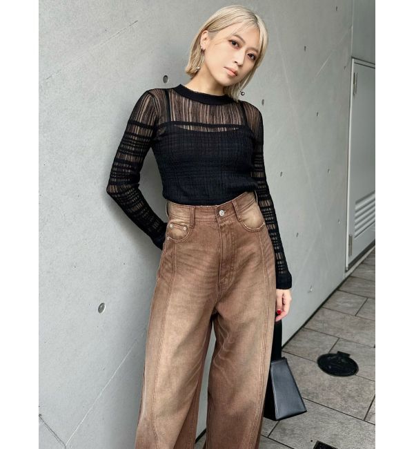 MURUA「バレルレッグコクーンシルエットデニム」|デニム|