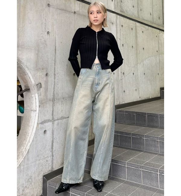 MURUA「バレルレッグコクーンシルエットデニム」|デニム|