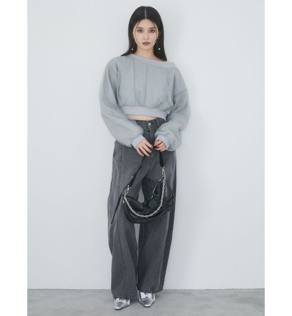 MURUA「バレルレッグコクーンシルエットデニム」|デニム|