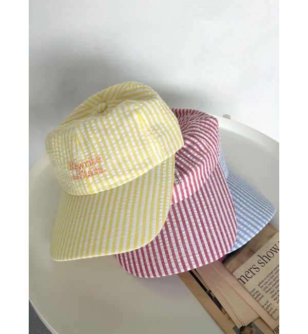 Ungrid「サッカーストライプキャップ」|キャップ・キャスケット|