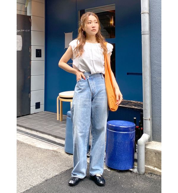 Ungrid「リメイクデザインルーズデニム」|デニム|