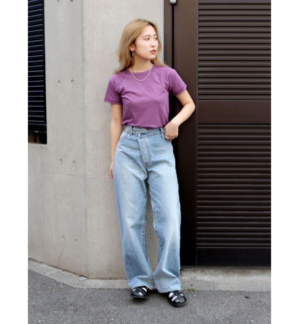 Ungrid「リメイクデザインルーズデニム」|デニム|