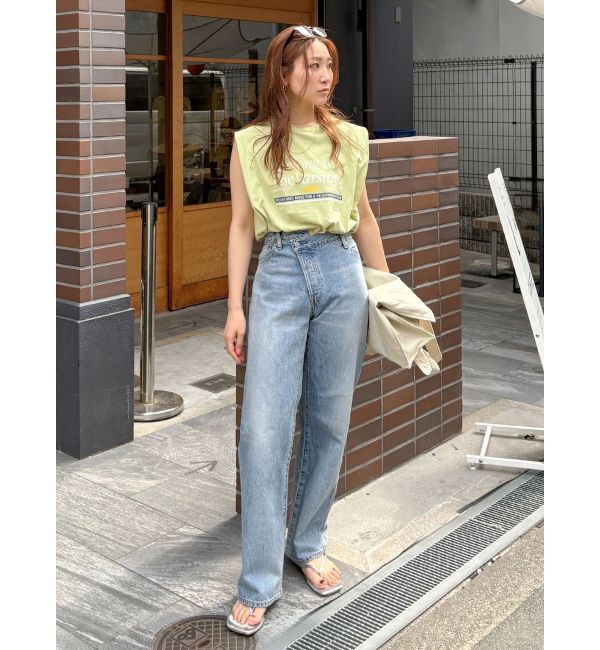 Ungrid「リメイクデザインルーズデニム」|デニム|