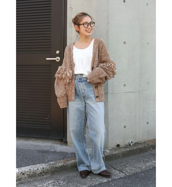 Ungrid「リメイクデザインルーズデニム」|デニム|