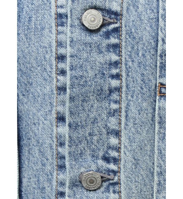 Ungrid「ルーズシルエットデニムジャケット」|ブルゾン・スタジャン|