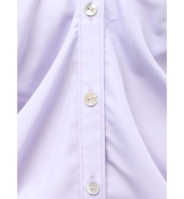 Ungrid「ギャザーデザインルーズシャツ」|シャツ・ブラウス|
