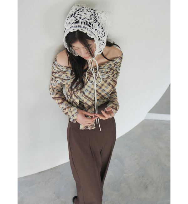 LAGUNAMOON「バイカラーベルトパンツ」|その他|