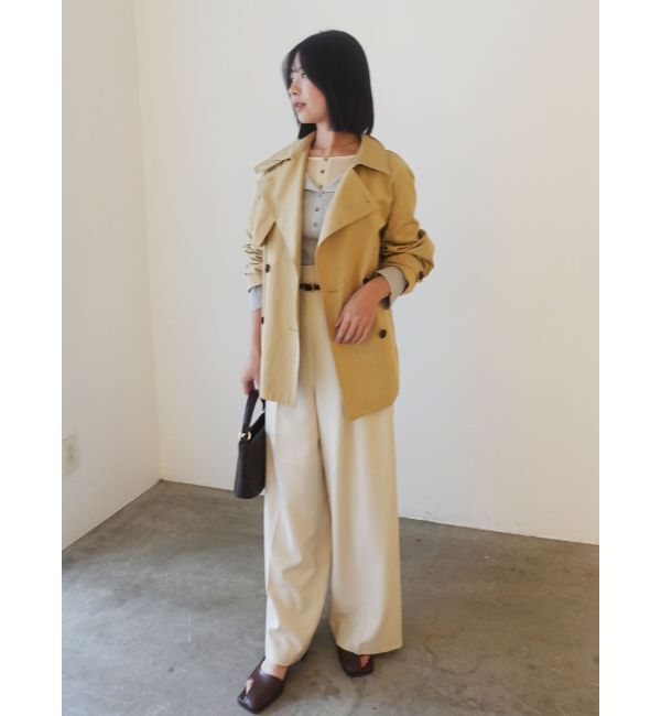 LAGUNAMOON「バイカラーベルトパンツ」|その他|