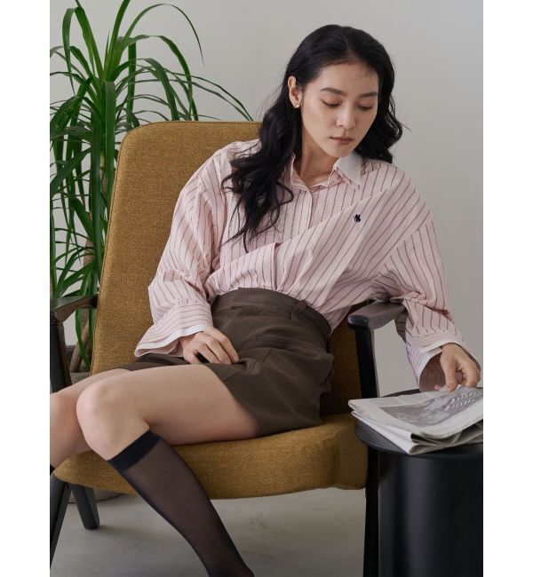 LAGUNAMOON「【POLO BCSコラボ】レイヤードカラーカフスシャツ」|シャツ・ブラウス|