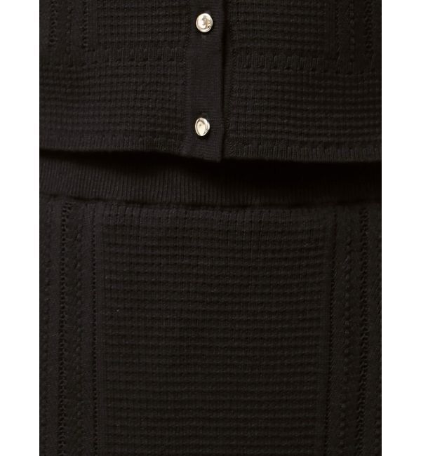 LAGUNAMOON「バイカラーサイドラインレースニットセットアップ」|ワンピース|