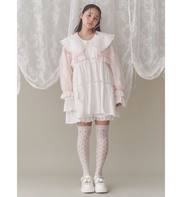 merry jenny「flowerチュールブラウス」|シャツ・ブラウス|