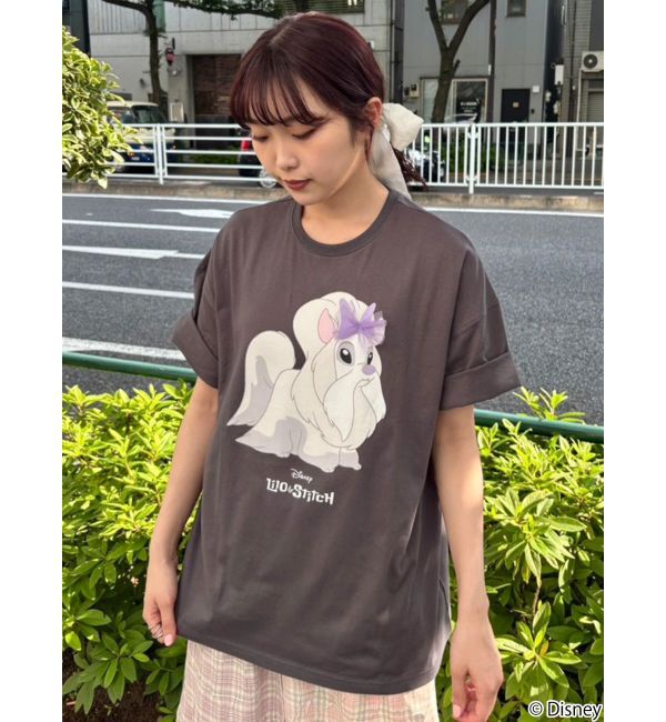 merry jenny「Lilo & Stitch 「ジジとマートルの仲間たち」Tシャツ」|Tシャツ・カットソー|
