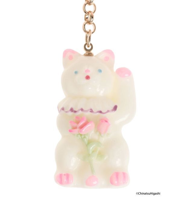 merry jenny「New Wave Sugar cat ribbon charm」|チャーム・キーホルダー|