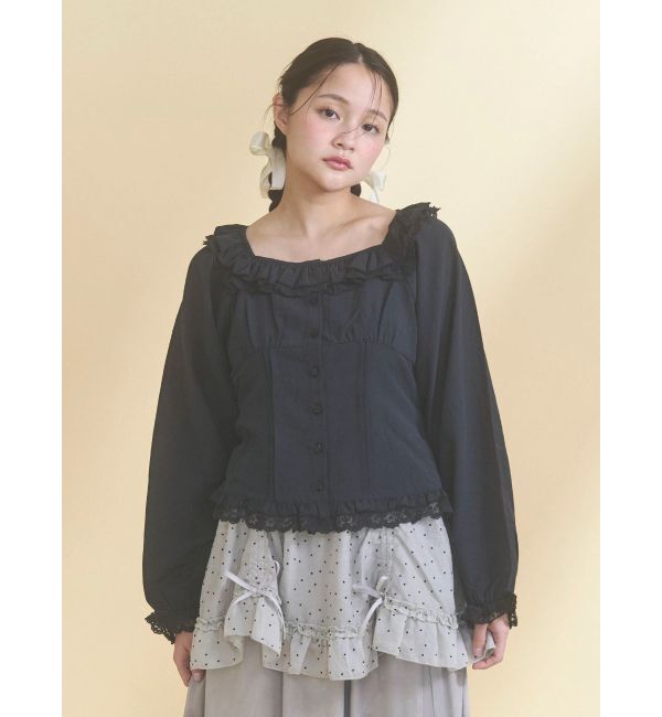 merry jenny「sugar square blouse」|シャツ・ブラウス|