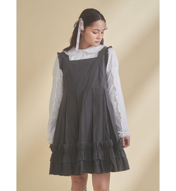 merry jenny「frilly polo tops」|ポロシャツ|