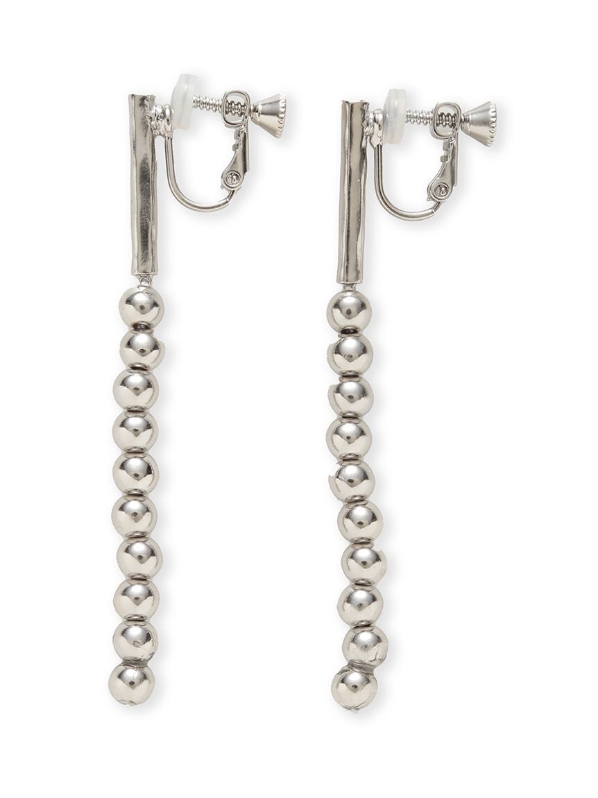 Mila Owen「メタルボールチャームイヤリング」|イヤリング|