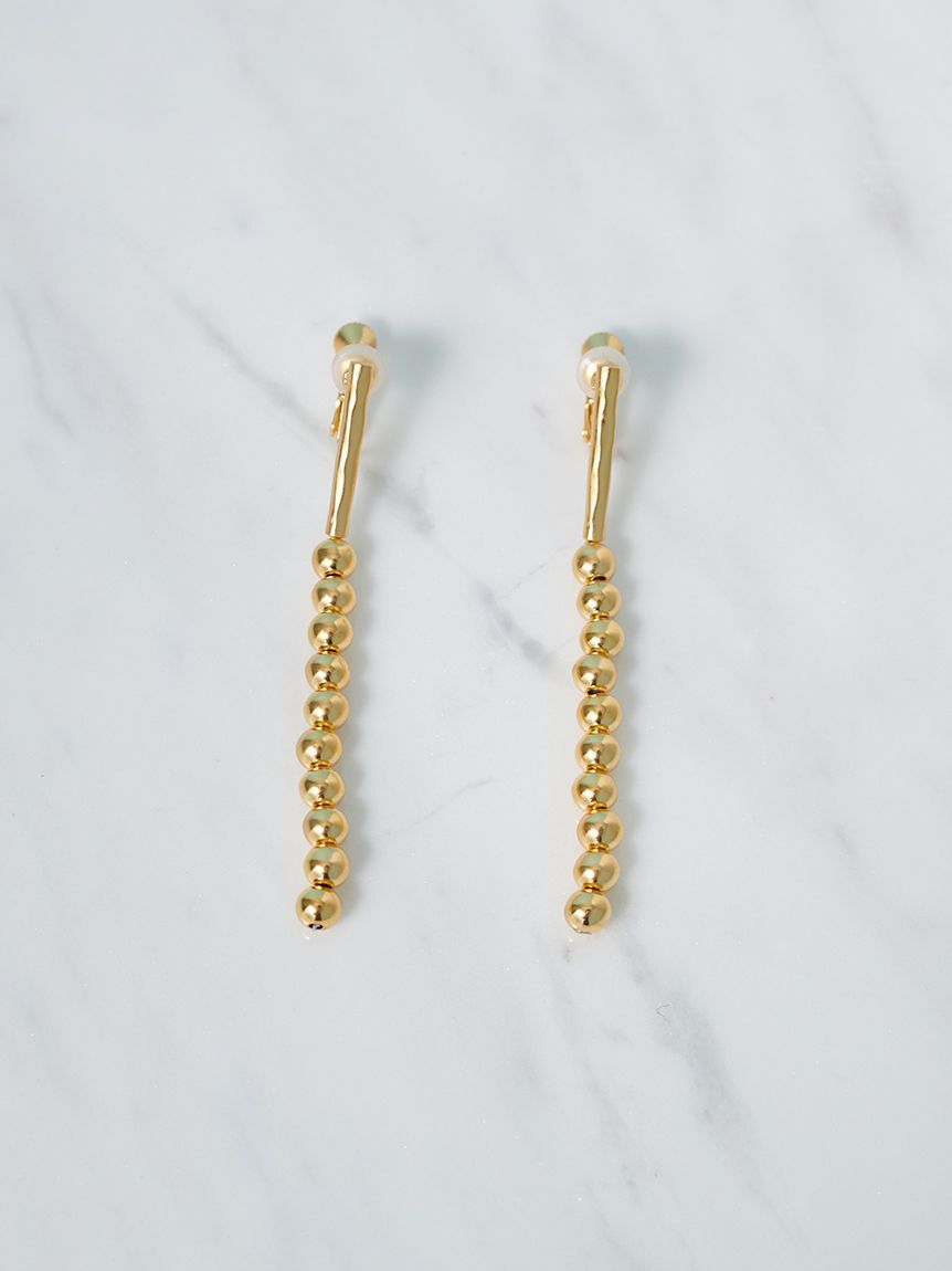 Mila Owen「メタルボールチャームイヤリング」|イヤリング|C