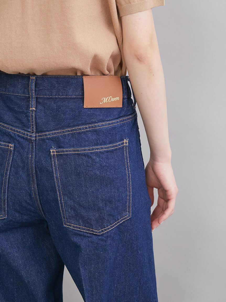 Mila Owen「センタープレスマムデニムパンツ」|デニム|