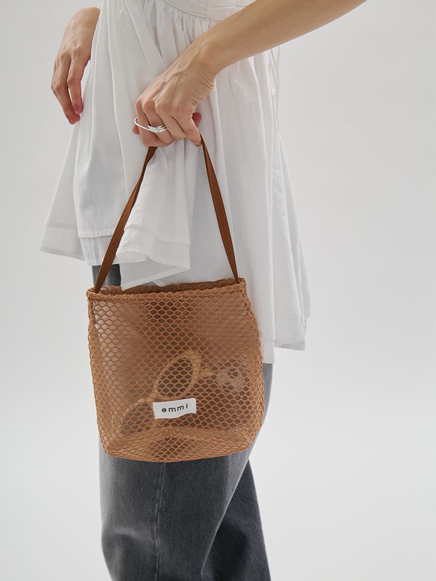 emmi atelier「メッシュミニトートバッグ」|トートバッグ|