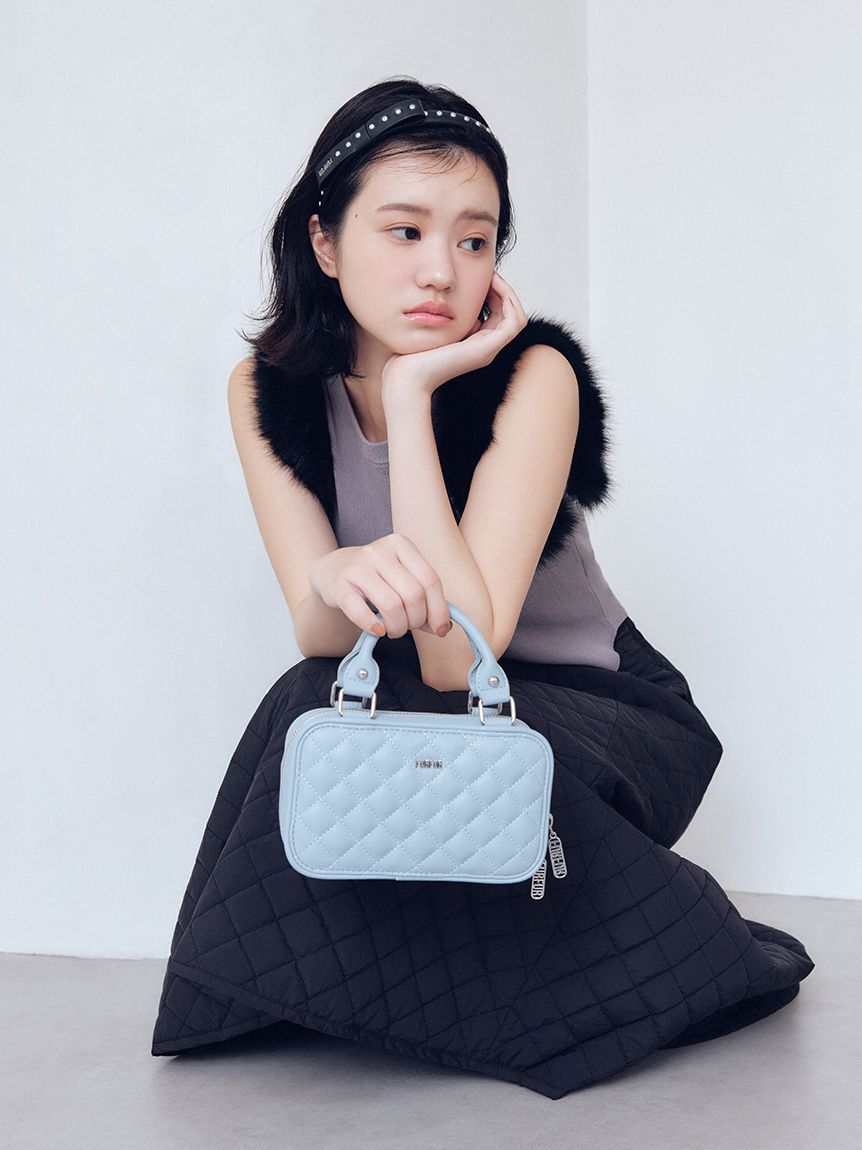 FURFUR「【限定カラー】キルティングフォンホルダー」|ショルダー・メッセンジャー|