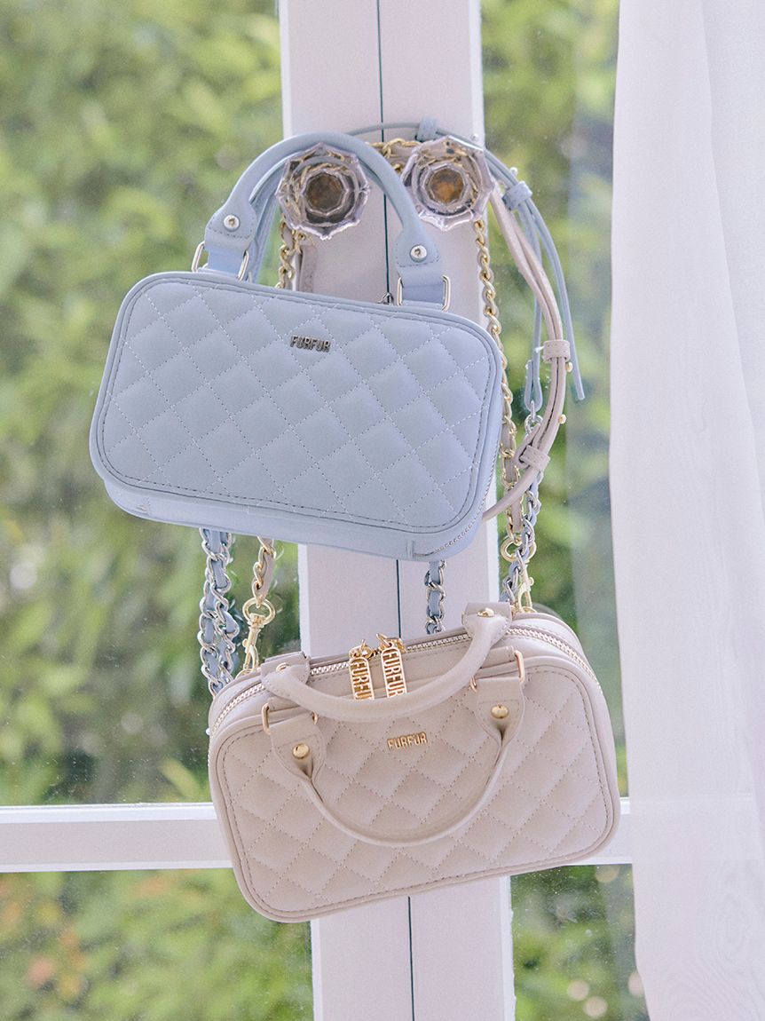 FURFUR「【限定カラー】キルティングフォンホルダー」|ショルダー・メッセンジャー|