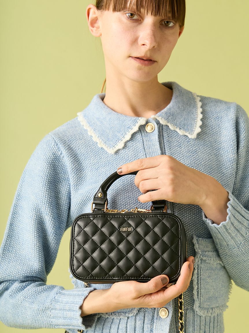 FURFUR「【限定カラー】キルティングフォンホルダー」|ショルダー・メッセンジャー|
