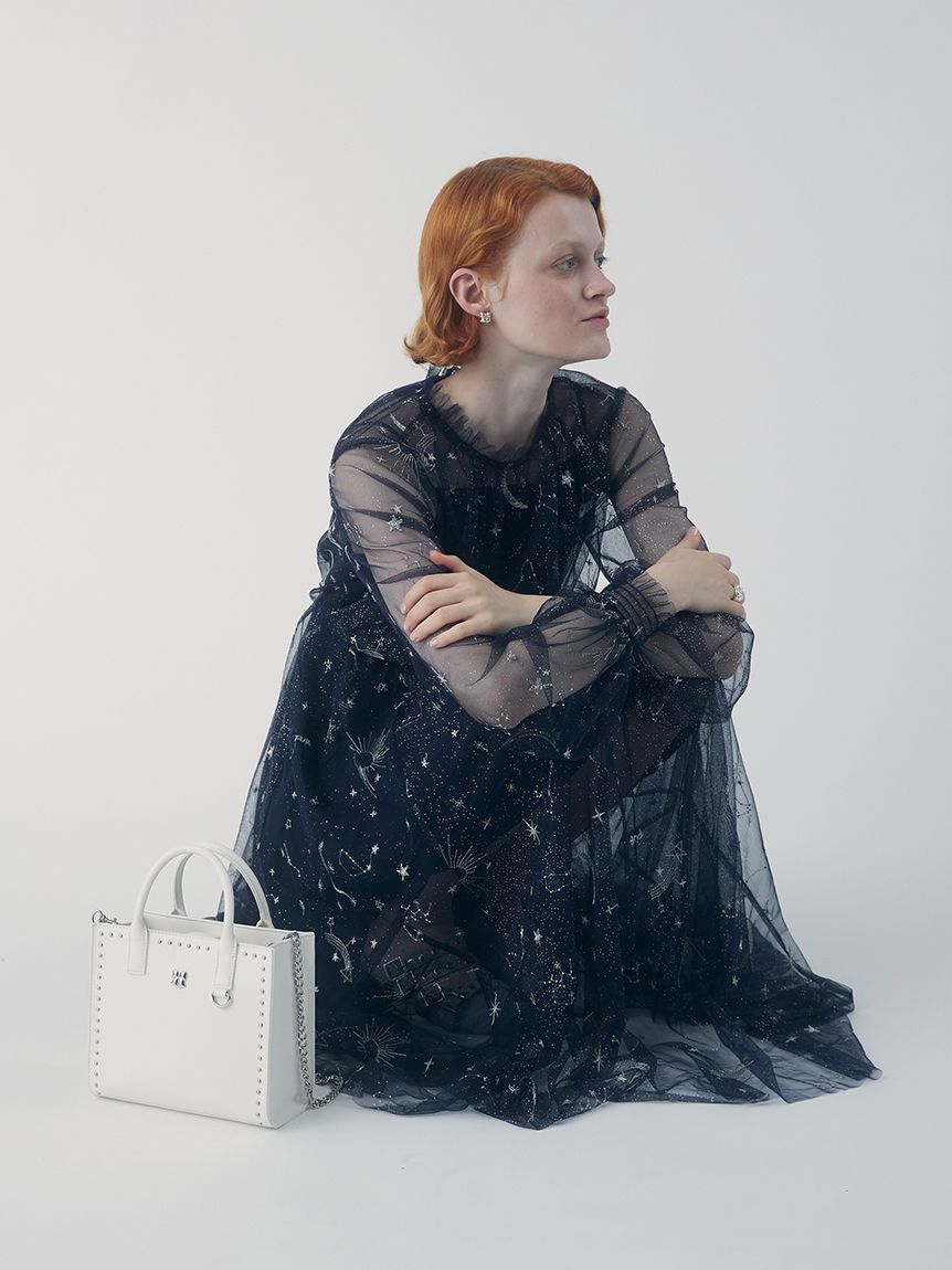 FURFUR「【限定サイズ】Twilightラメチュール刺繍ドレス」|ドレス|