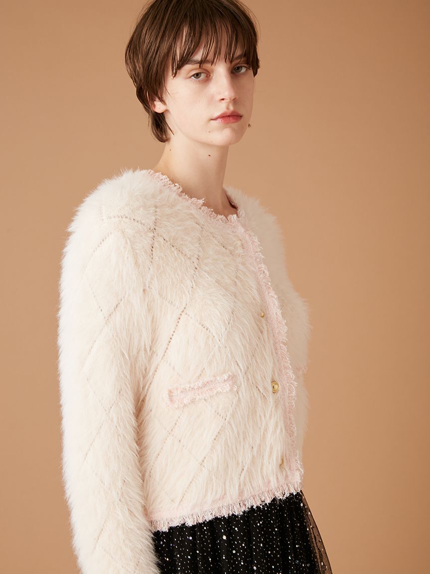 FURFUR「【限定カラー】フェザーツイードカーディガン」|カーディガン|