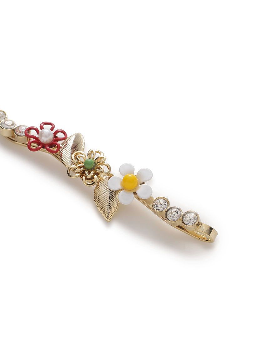 FURFUR「フラワーモチーフヘアピンセット」|ヘアバンド|