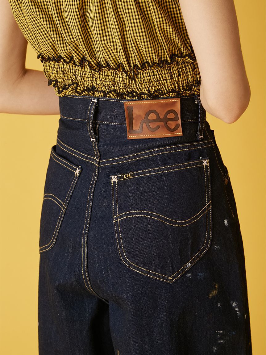 FURFUR「Leeコラボペイントデニムハーフパンツ」|デニム|