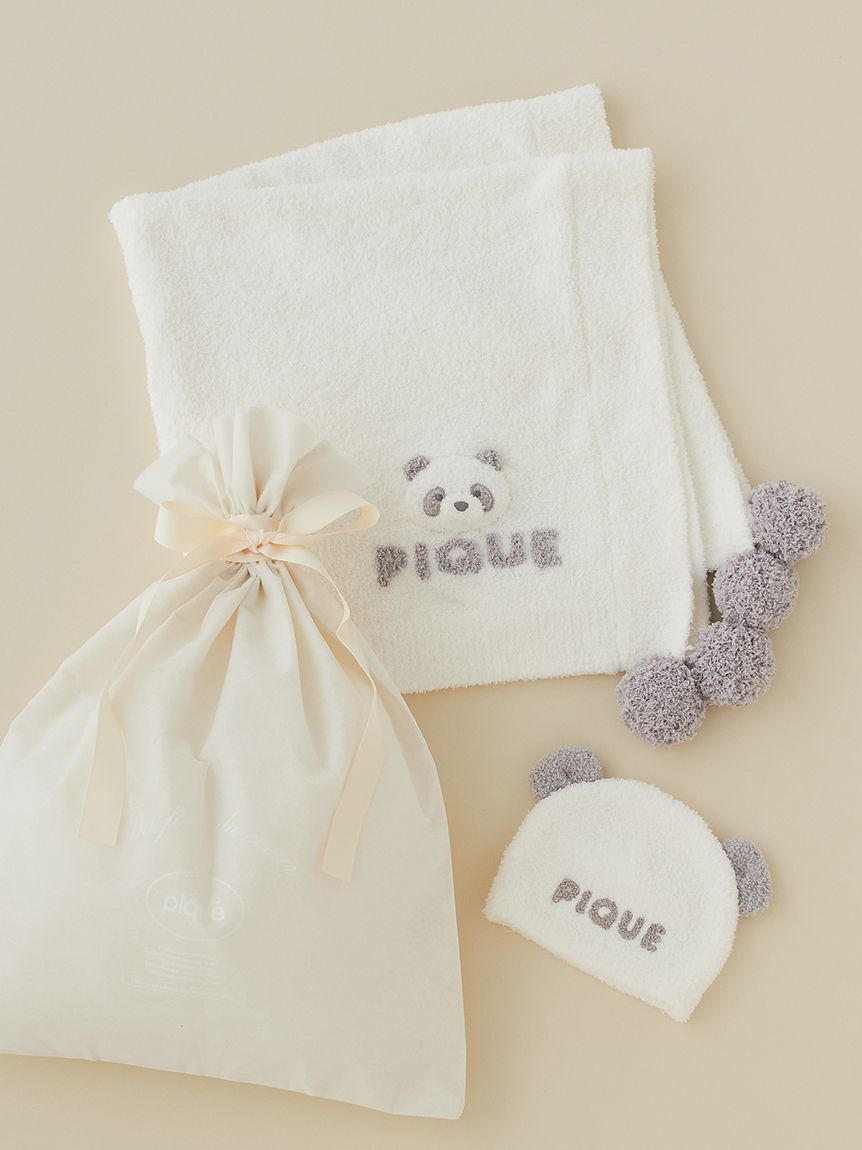 GELATO PIQUE KIDS & BABY「【ラッピング済み】【BABY】パウダーアニマルブランケット＆キャップSET」|その他ベビー用品|OWHT