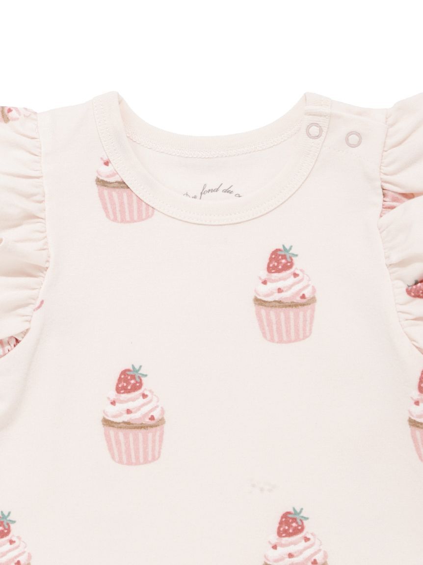 GELATO PIQUE KIDS & BABY「【BABY】カップケーキ柄Tシャツ」|その他ベビーウェア|