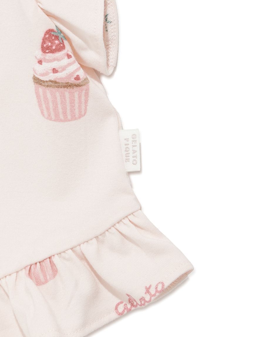 GELATO PIQUE KIDS & BABY「【BABY】カップケーキ柄Tシャツ」|その他ベビーウェア|