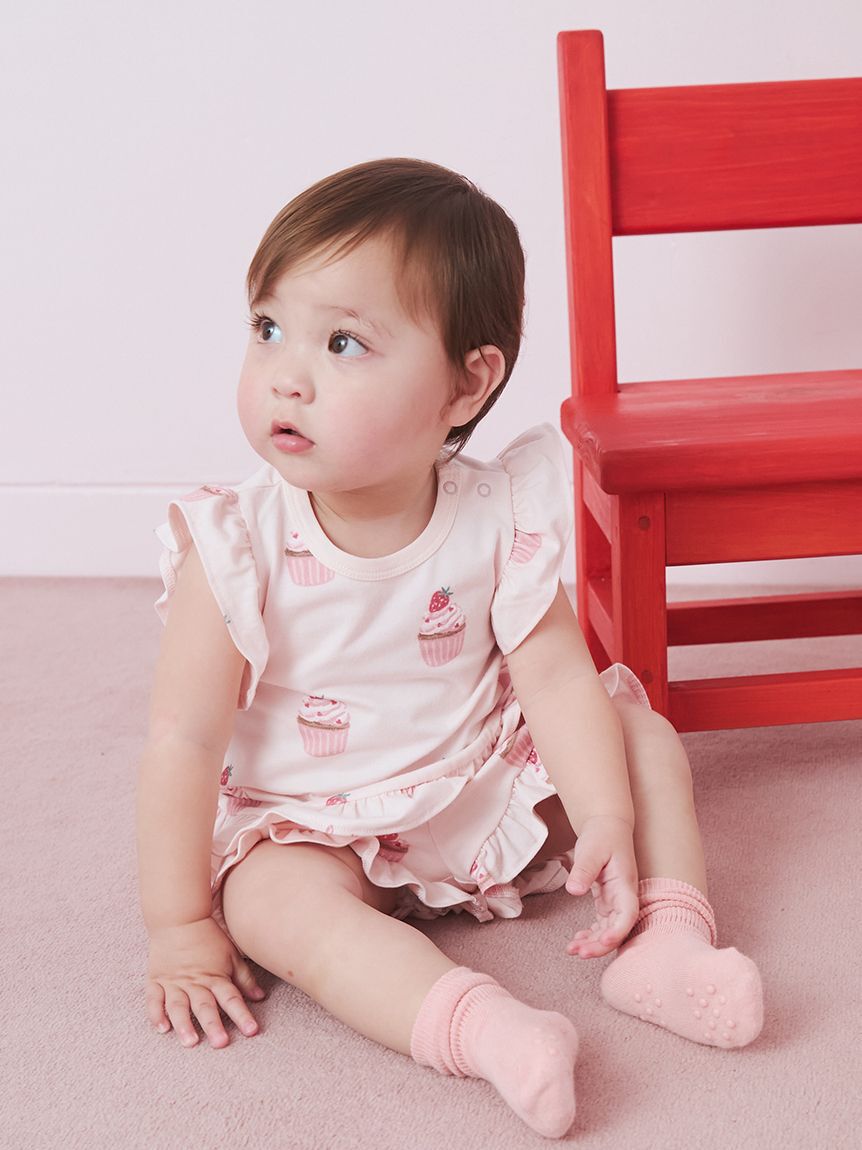 GELATO PIQUE KIDS & BABY「【BABY】カップケーキ柄Tシャツ」|その他ベビーウェア|