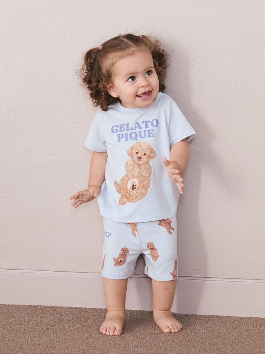 GELATO PIQUE KIDS & BABY「【BABY】ドッグワンポイントTシャツ」|その他ベビーウェア|