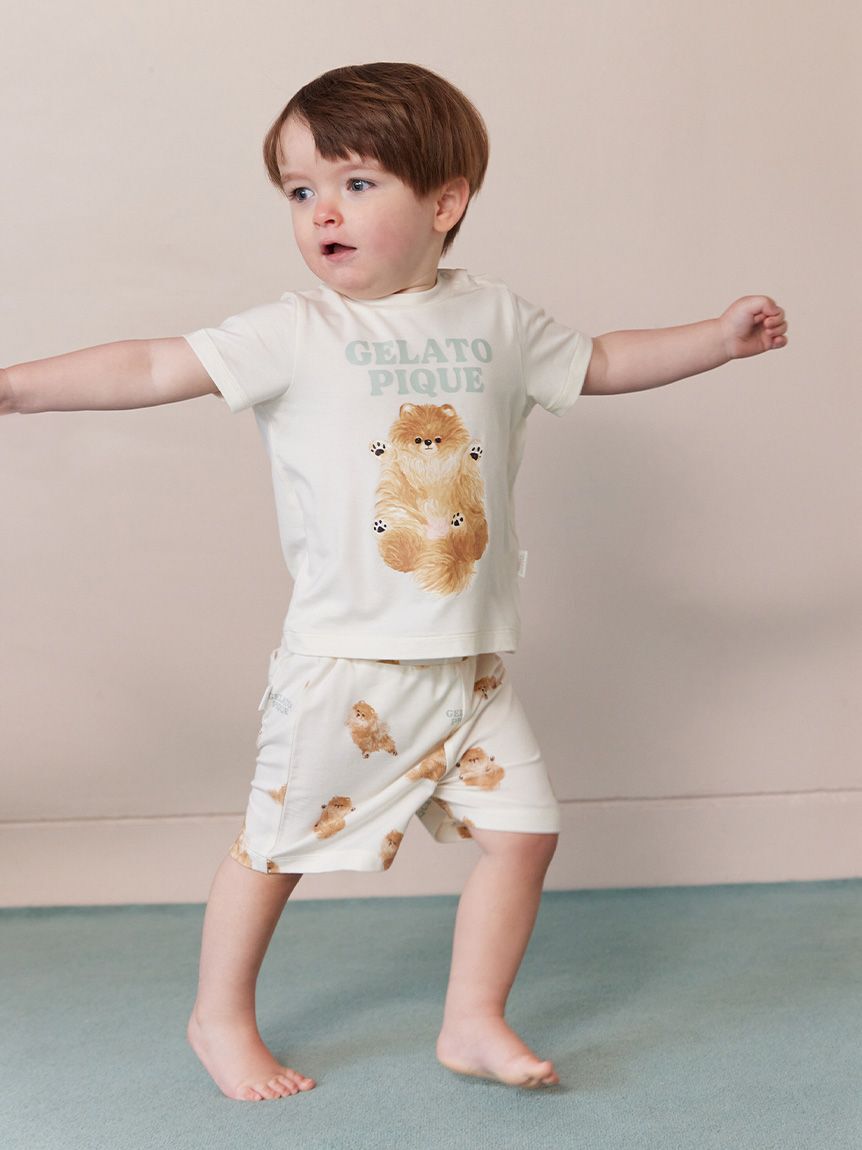GELATO PIQUE KIDS & BABY「【BABY】ドッグワンポイントTシャツ」|その他ベビーウェア|