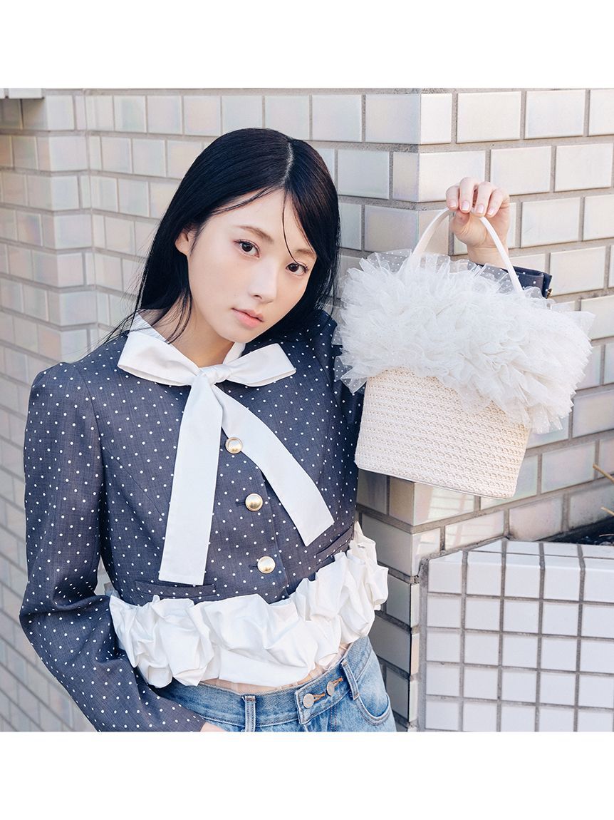 LILY BROWN「【限定カラー】2wayチュール切り替えバッグ」|ショルダー・メッセンジャー|