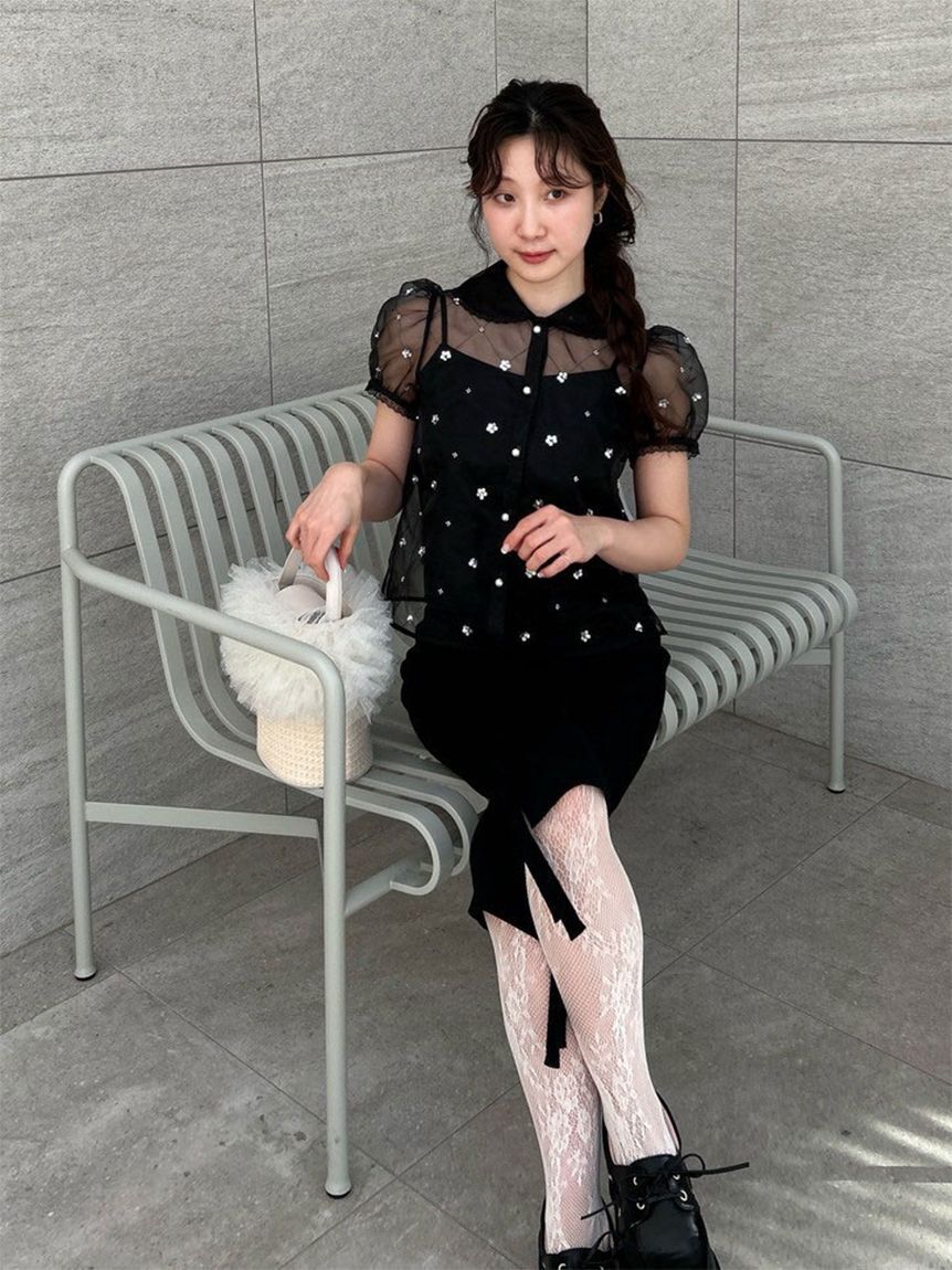 LILY BROWN「【限定カラー】2wayチュール切り替えバッグ」|ショルダー・メッセンジャー|