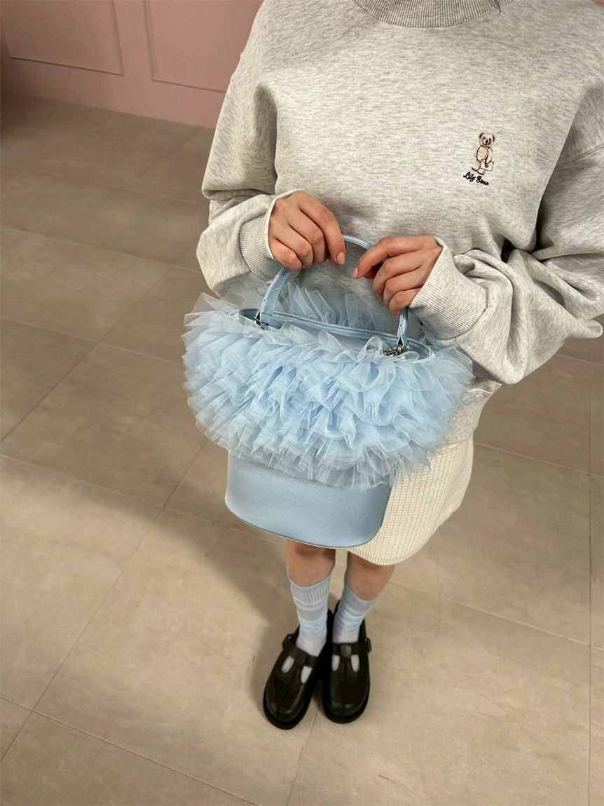 LILY BROWN「【限定カラー】2wayチュール切り替えバッグ」|ショルダー・メッセンジャー|