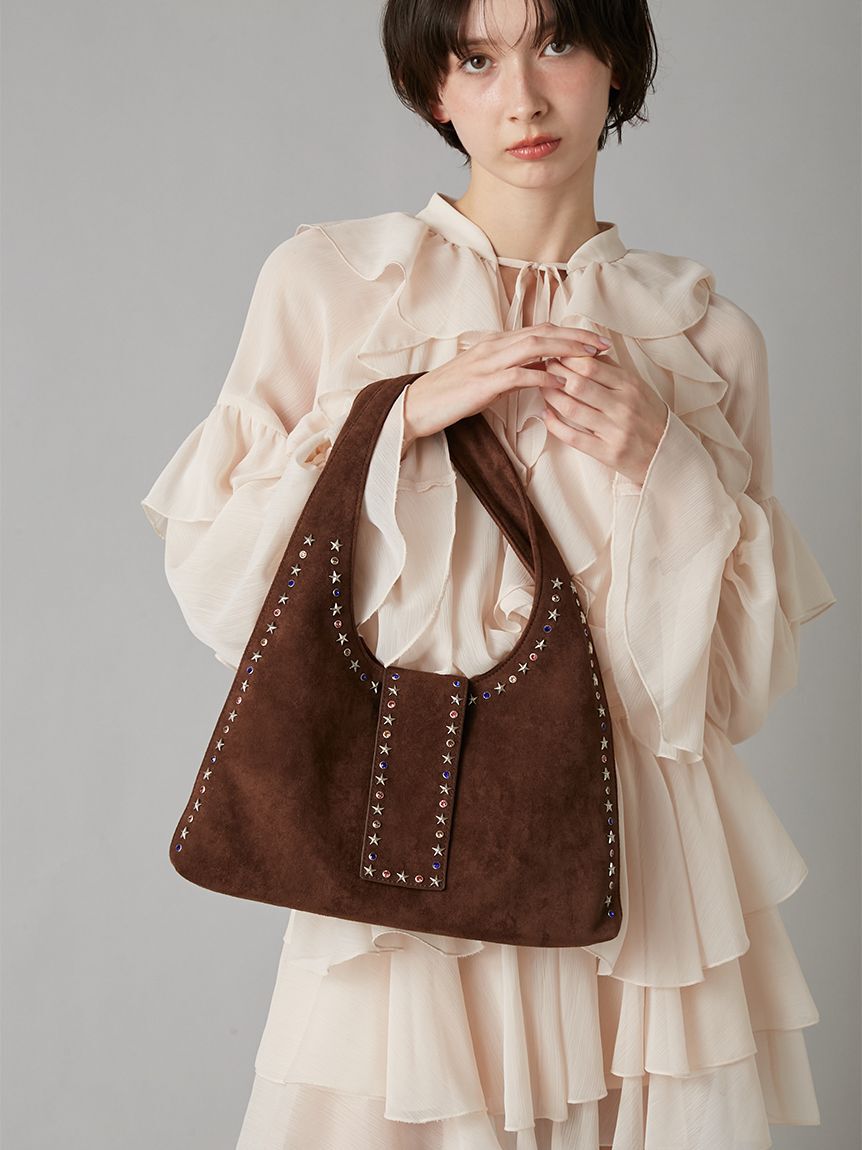 LILY BROWN「スタッズトートバッグ」|トートバッグ|