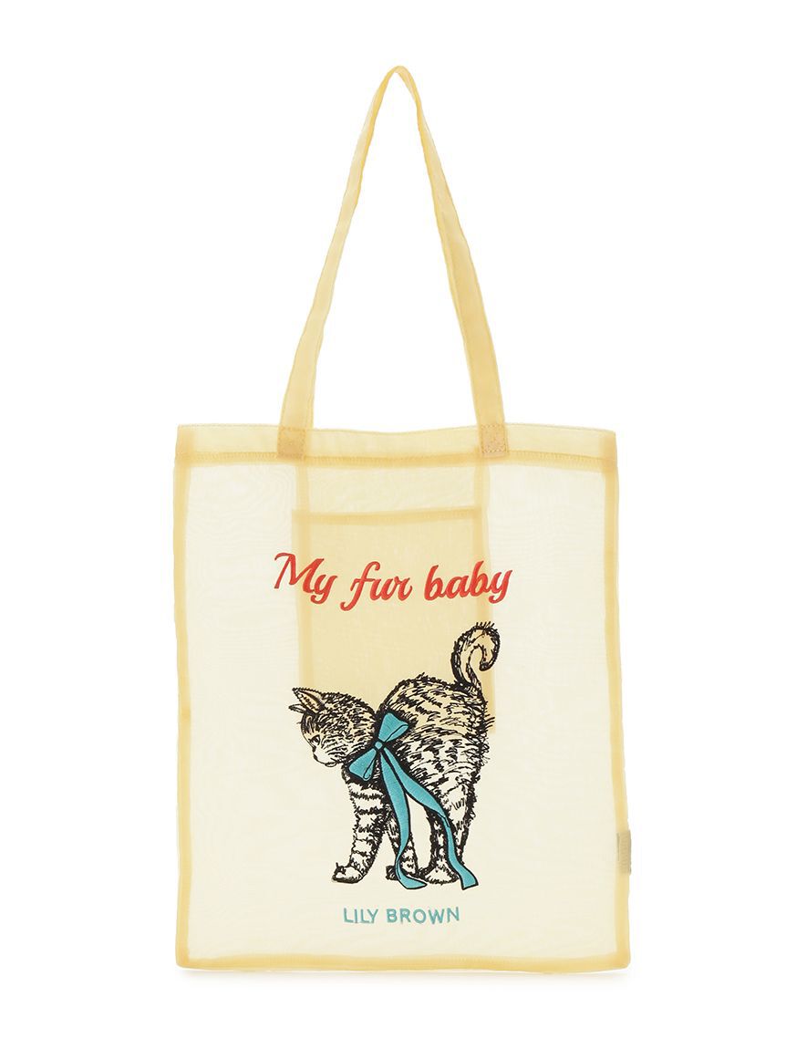 LILY BROWN「CAT刺繍シアートート」|トートバッグ|