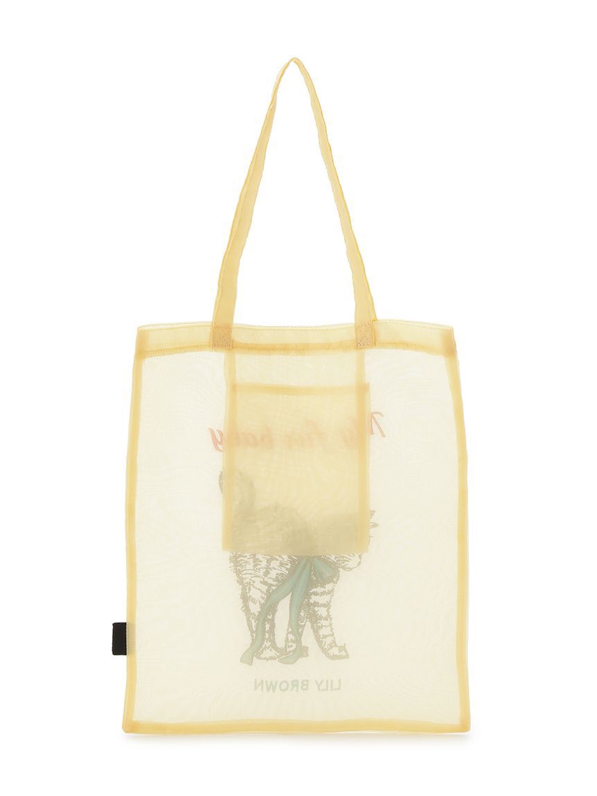 LILY BROWN「CAT刺繍シアートート」|トートバッグ|