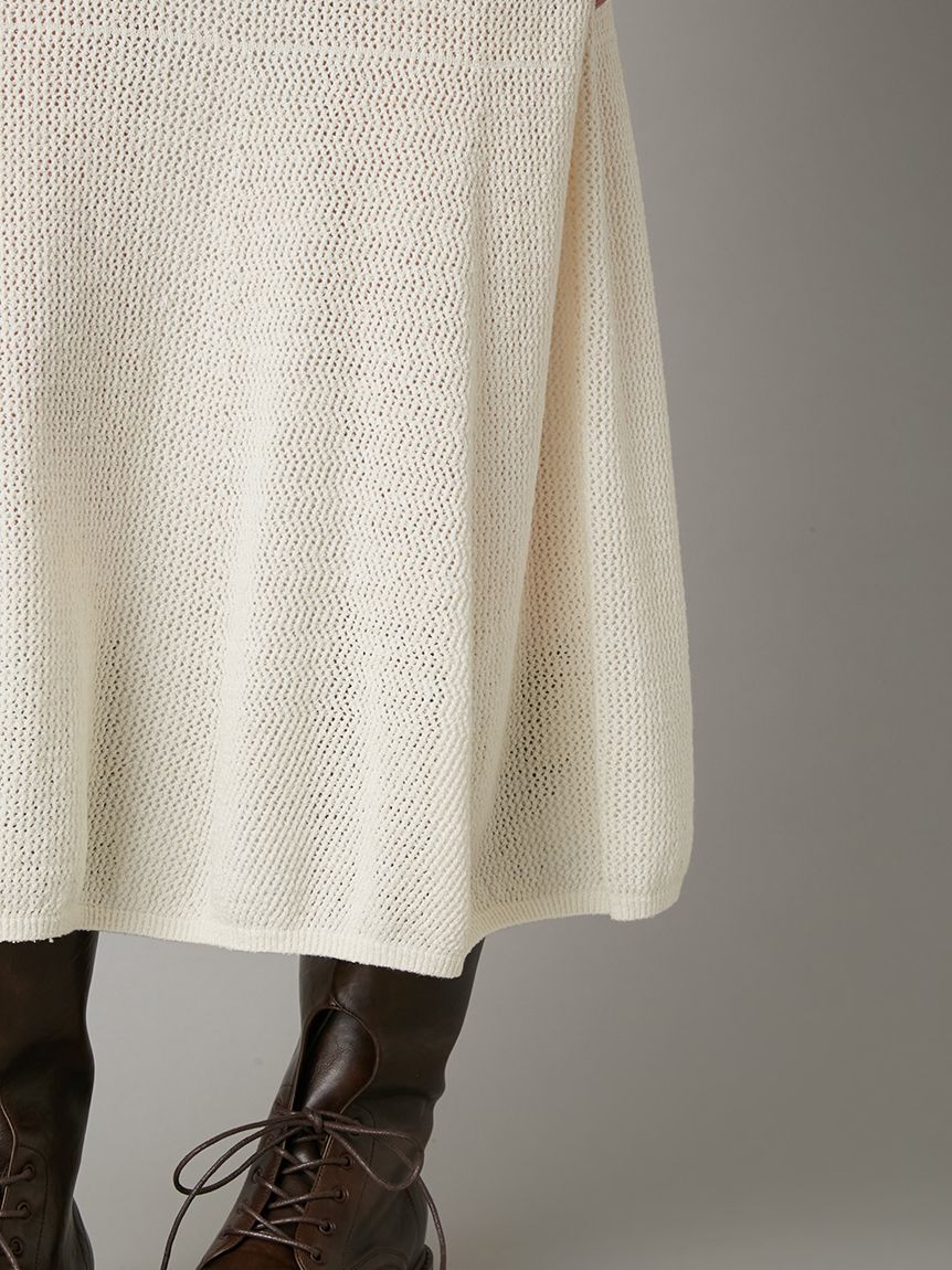 LILY BROWN「クロシェレーシーニットワンピース」|ワンピース|