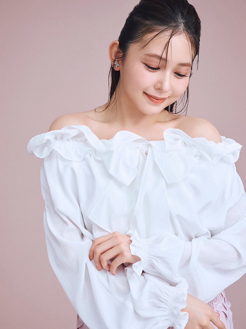 CELFORD「リボンビジューイヤリング」|イヤリング|