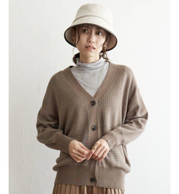 ikka「Vネックカーディガン」|その他|コーヒー