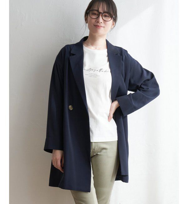 ikka「ゆるテーラードコート」|その他|