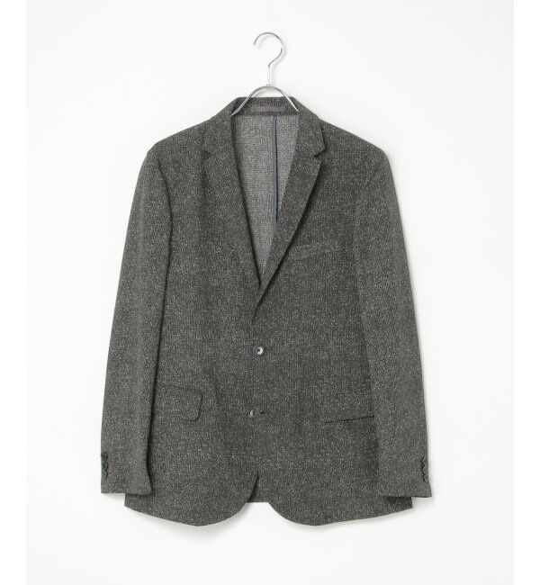 IKKA LOUNGE「ドットプリントテーラードジャケット」|テーラードジャケット|グレイ