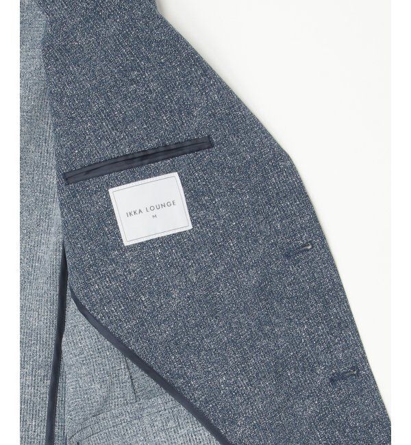 IKKA LOUNGE「ドットプリントテーラードジャケット」|テーラードジャケット|