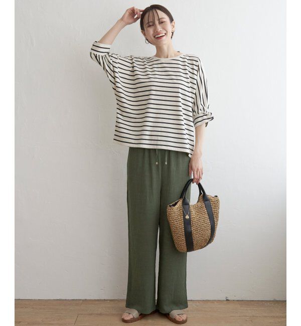 ikka「冷感ツイストドルマンプルオーバー」|プルオーバー|