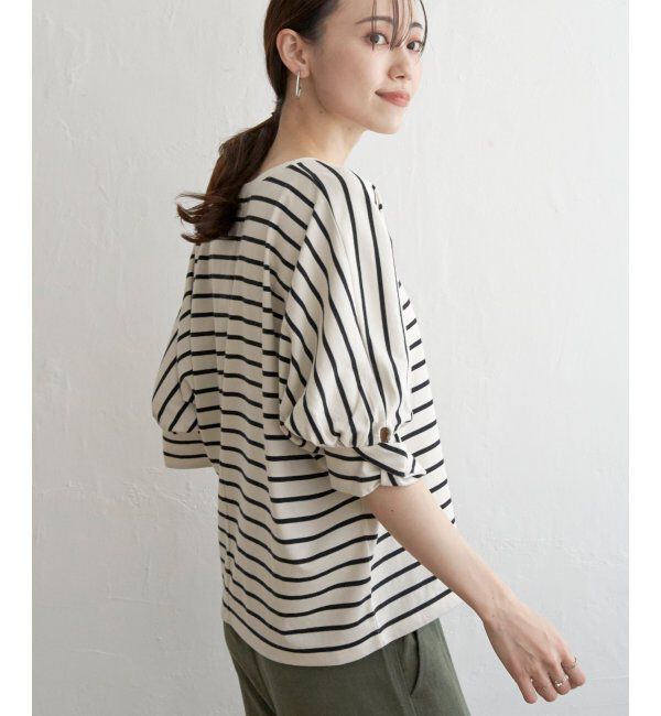 ikka「冷感ツイストドルマンプルオーバー」|プルオーバー|